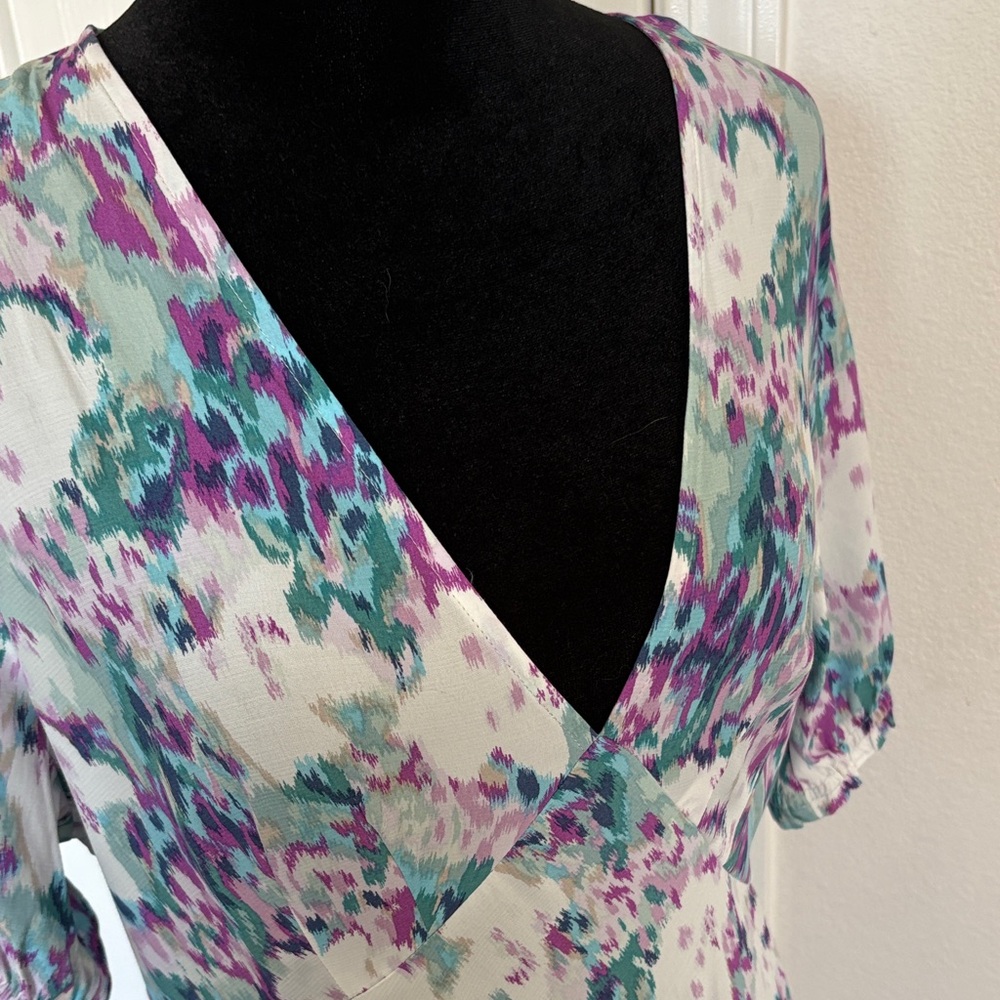 a new day Multicolor Maxi Dress With Deep V Neck - Picture 4 of 16